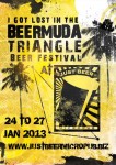 Limited edition Just Beer BeerMuda Triangle Beer Festival Tshirts available now!